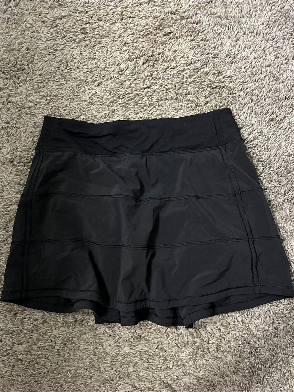 lululemon athletica Black Circle Skirt with Pleated Panels - Picture 2 of 4